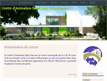 Tablet Screenshot of centre-animation-st-jean.com
